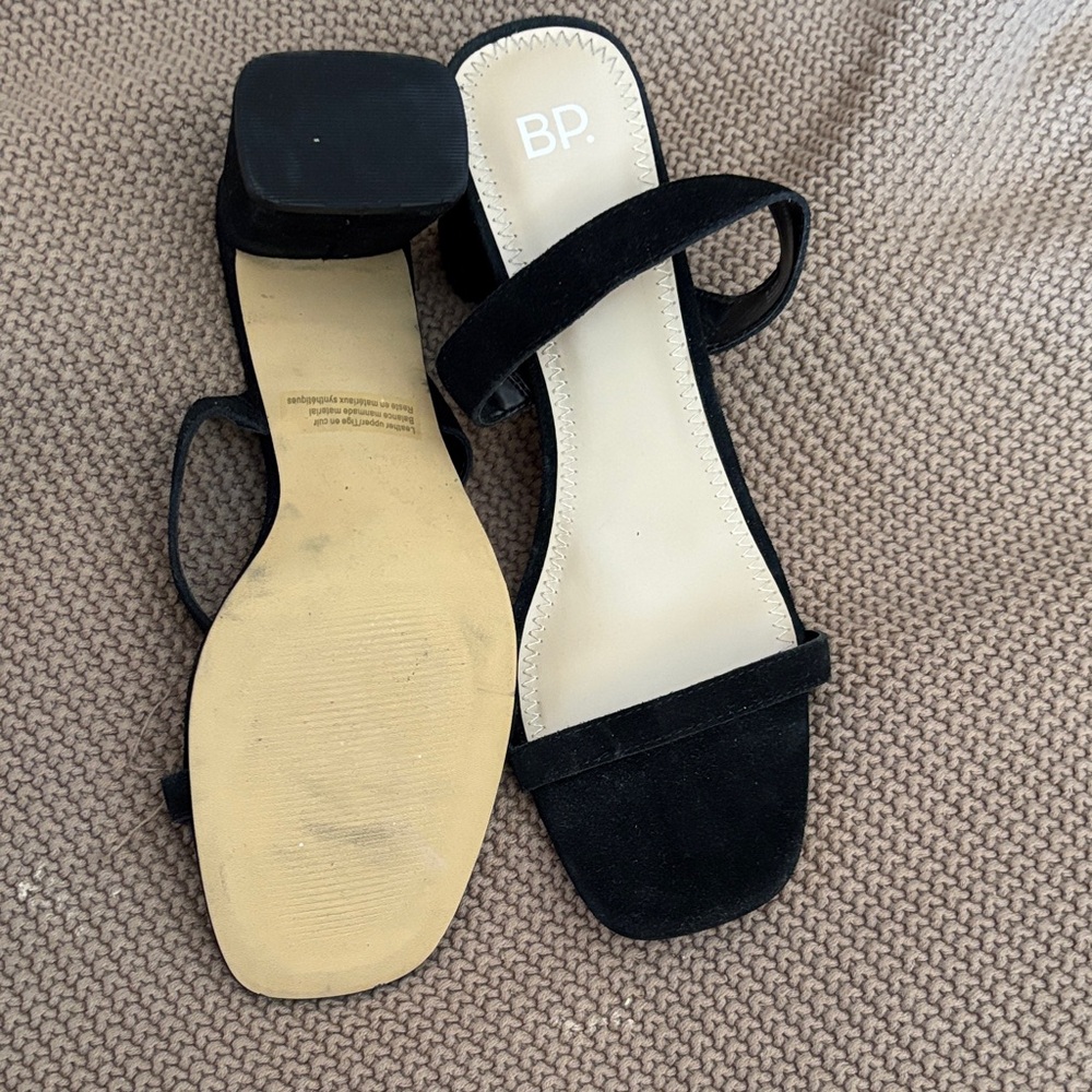 BP Women's Black Strappy Sandals